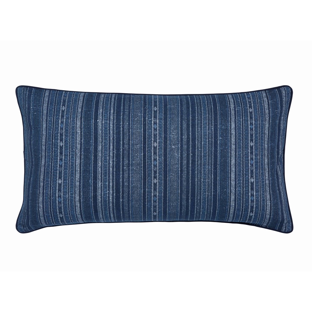 Mazana Cushion by Bedeck of Belfast in Midnight Blue